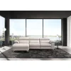 Altoni - Hoeksalon Pandora - Links - Leder - Beige - 172x85x260cm | Belga Meubelen Best