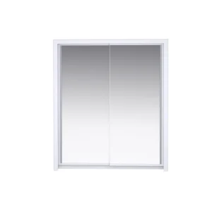 ASP - Schuifdeuren kleerkast TOUCH - Wit - Spiegeldeuren - 182x210x62cm | Belga Meubelen Sale