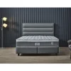 2BM - Boxspring Selenite - Stof - Grijs - 160x140x200cm | Belga Meubelen Discount