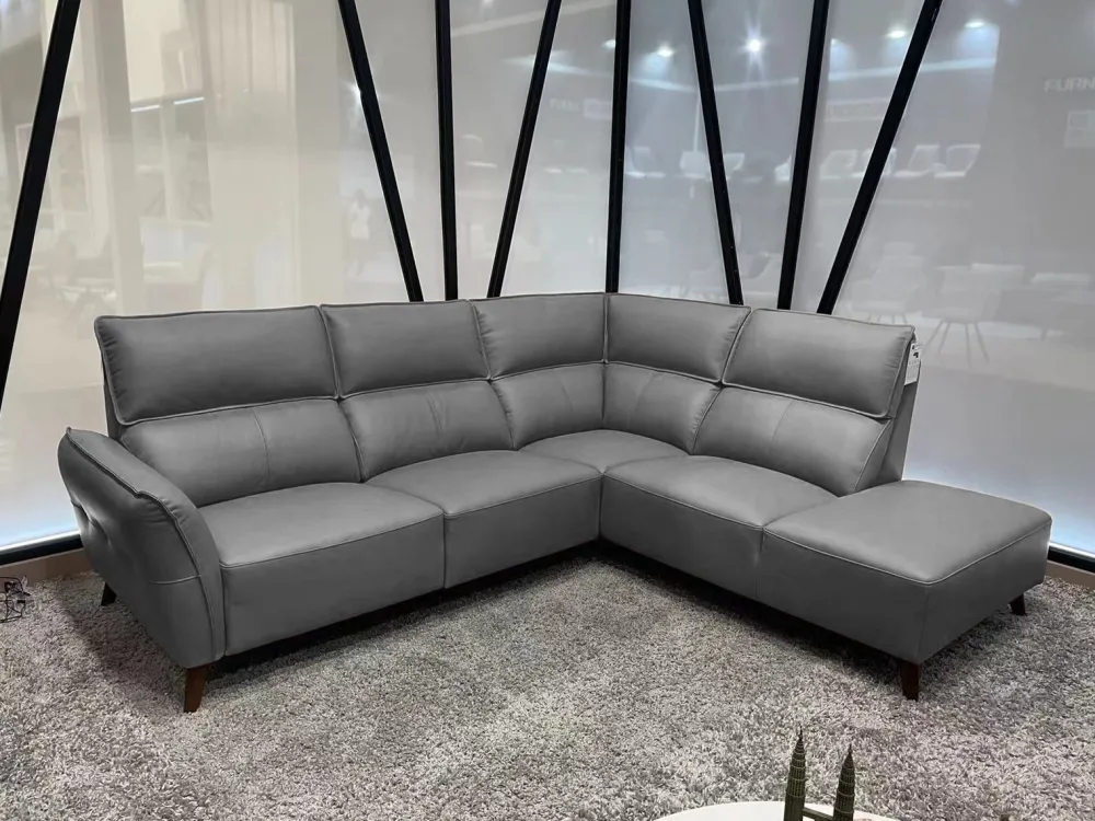 bm__hoeksalon_dallas__rec_0.webp 2BM - Hoeksalon Dallas - Rechts - Leder - Grijs - 245x210cm | Belga Meubelen Clearance