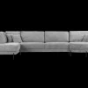 2BM - Hoeksalon Mars - Grijs Stof - Rechts - 200x354x130cm | Belga Meubelen Hot