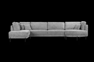 2BM - Hoeksalon Mars - Grijs Stof - Rechts - 200x354x130cm | Belga Meubelen Hot