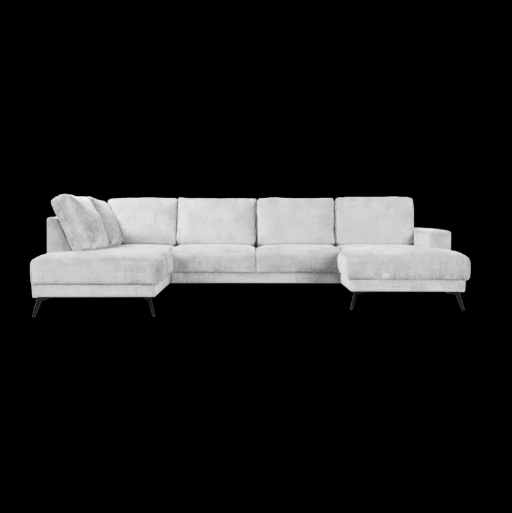 bm__hoeksalon_orion__link_0.webp 2BM - Hoeksalon Orion - Links - Stof - Wit Boucle - - 200x330x150cm | Belga Meubelen Outlet
