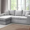 2BM - Hoeksalon Pepe - Links - Stof - Grijs | Belga Meubelen Outlet
