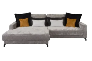 2BM - Hoeksalon Sisi - Stof - Grijs | Belga Meubelen Discount