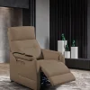 2BM - Relaxzetel Hez - Stof microvezel - Bruin - 3 motoren - 85x112x95cm | Belga Meubelen Discount