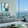 2BM - Salon Desenzano - Leder - Grijs - Stijlvol 3 + 1 + 1 salon Desenzano | Belga Meubelen Sale