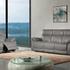 2BM - Salon Manerba - 3+2-zit - 2 relaxen - Leder - Taupe - 157/215x95x90cm | Belga Meubelen Discount