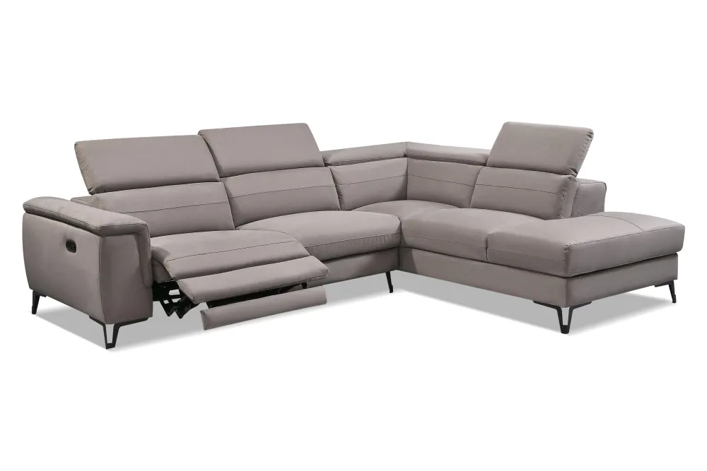 bm_hoeksalon_elisabeth__r_0.webp 2BM- Hoeksalon Elisabeth - Rechts - Grijs - Microvezel - Stof - Elektrische relax - 306x220cm | Belga Meubelen Clearance