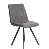 2BM- Stoel Henri - Antraciet - Microvezel - Stof - 46x83x60cm | Belga Meubelen New