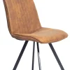 2BM- Stoel Henri - Cognac- Microvezel - Stof - 46x83x60cm | Belga Meubelen Fashion