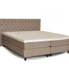 Boxspring Gent - Stof - Taupe - 180x120x200cm | Belga Meubelen Outlet