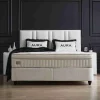 BSP - Boxspring Alana - Stof - Beige - 90x105x200cm | Belga Meubelen New