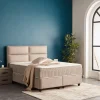 BSP - Boxspring Ayrton - Stof - Beige - 140x110x200cm | Belga Meubelen Discount