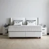 BSP - Boxspring Diamond - Stof - Beige - 120x110x200cm | Belga Meubelen Sale