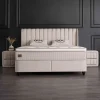 BSP - Boxspring Doni - Stof - Beige - 120x105x200cm | Belga Meubelen Best