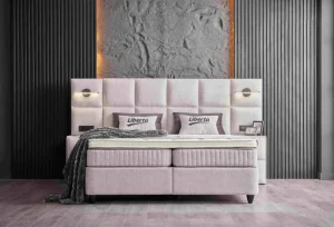 BSP - Boxspring Free - Stof - Beige - 180x110x200cm | Belga Meubelen New
