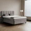BSP - Boxspring Lindo - Stof - Grijs - 180x110x200cm | Belga Meubelen New