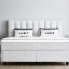 BSP - Boxspring Lucy - Stof - Beige - 160x110x200cm | Belga Meubelen Online