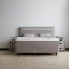 BSP - Boxspring Maja - Stof - Taupe - 140x110x200cm | Belga Meubelen Online