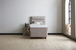 BSP - Boxspring Maja - Stof - Taupe - 90x110x200cm | Belga Meubelen Fashion