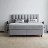 BSP - Boxspring Maya - Stof - Grijs - 90x110x200cm | Belga Meubelen Clearance
