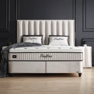 BSP - Boxspring Tony - Stof - Beige - 180x110x200cm | Belga Meubelen Clearance