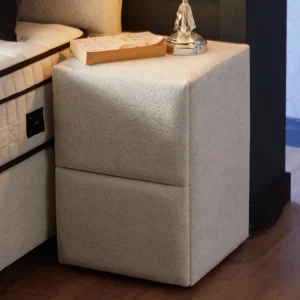 BSP - Nachtkastje Beer - Stof Beige - 50x55x50cm | Belga Meubelen Hot