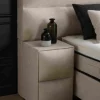 BSP - Nachtkastje Hills - Stof Beige - 50x55x50cm | Belga Meubelen Clearance