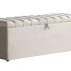BSP - Opbergbank Doni - Stof Beige - 140x65x50cm | Belga Meubelen Online