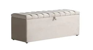 BSP - Opbergbank Doni - Stof Beige - 140x65x50cm | Belga Meubelen Online