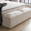 BSP - Opbergbank Hills - Stof Beige - 160x65x50cm | Belga Meubelen Outlet