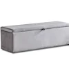 BSP - Opbergbank Italia - Stof Grijs - 140x65x50cm | Belga Meubelen Best