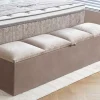 BSP - Opbergbank Klara - Stof Beige - 180x65x50cm | Belga Meubelen Outlet