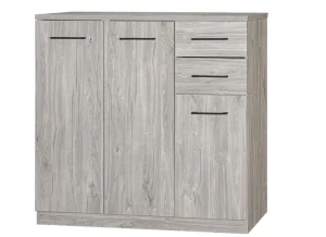 Commode Ono 1 - Grijze Eik - 110x108x38cm | Belga Meubelen New