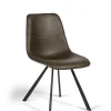 DEC - Eetkamerstoel Otto - Kunstleder - Bruin - 44x84x57cm | Belga Meubelen Sale