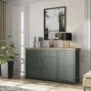 Dressoir Evora 3D1S - Groen - 160x93x42cm | Belga Meubelen New