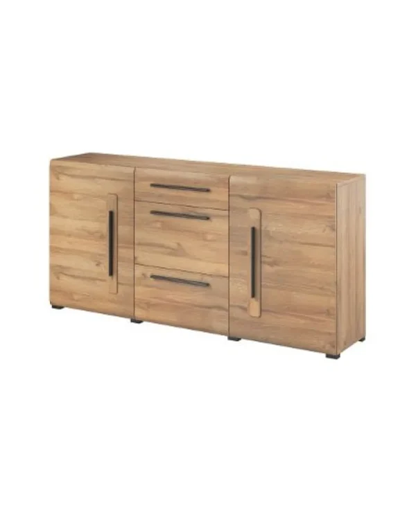 Dressoir Tulas D23S - Eik/Wit - Twee kleuren - 180x86x39cm | Belga Meubelen Best