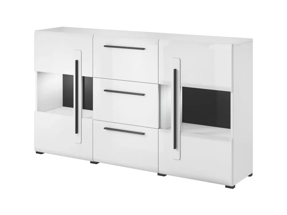 dressoir_tulsa___witeik___0.webp Dressoir Tulsa 28 - Wit/Eik - Twee kleuren - 180x103x39cm | Belga Meubelen Outlet