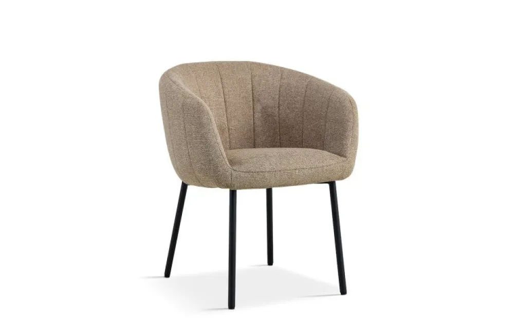eetkamerstoel_seville__st_0.webp Eetkamerstoel Seville - Stof - Taupe - Boucle - Stof 79x59x62cm | Belga Meubelen Fashion