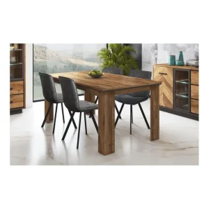 Eettafel Felix - Rechthoekig - Donkere Eik - 180x78x98cm | Belga Meubelen Fashion