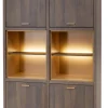 Evan - Barkast Livia - BAR1 - K676 - Gouden eik/Goud - 123x208x50cm | Belga Meubelen Clearance