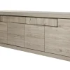 Evan - Dressoir Etna - DR2 - K542 - Millenium eik licht grijs/Marmer - 223x90x50cm | Belga Meubelen Hot