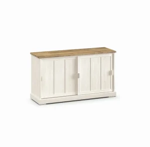 Evan - Dressoir Patio - DR3 - K468 - Lariks/Oude teak - 159x88x50cm | Belga Meubelen Fashion