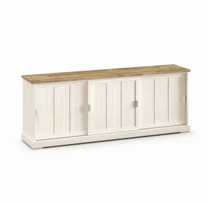 Evan - Dressoir Patio - DR1 - K468 - Lariks/Oude teak - 233x88x50cm | Belga Meubelen Hot
