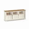 Evan - Dressoir Patio - DR2GL - K468 - Lariks/Oude teak - 209x88x50cm | Belga Meubelen Hot