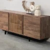 Evan - Dressoir Slato - DR3 - K670 - Oude teak - 184x81x50cm | Belga Meubelen Sale