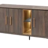 Evan - Dressoir Star - DR4 - K676 - Gouden eik/Goud - 158x84x50cm | Belga Meubelen Sale
