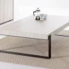 Evan - Salontafel Belluno, Etna, Lucca of Richard - T14UML80-K028-K540 - Millenium eik licht grijs - 138x41x138cm | Belga Meubelen Online