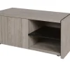 Evan - TV-Meubel Lucca - TV1 - K541 - Millenium eik licht grijs/Zwart - 140x54x50cm | Belga Meubelen Outlet